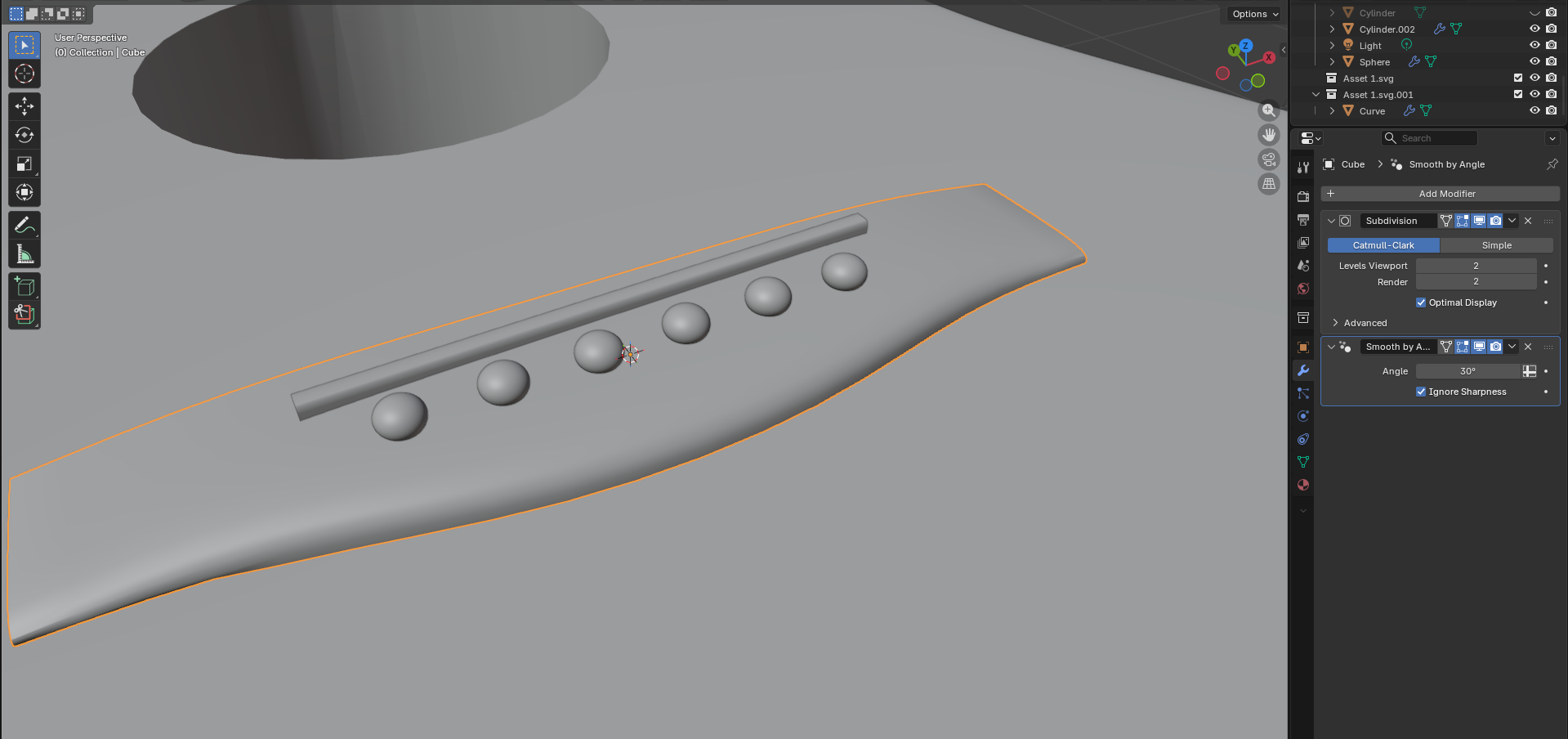 Bridge pins and saddle