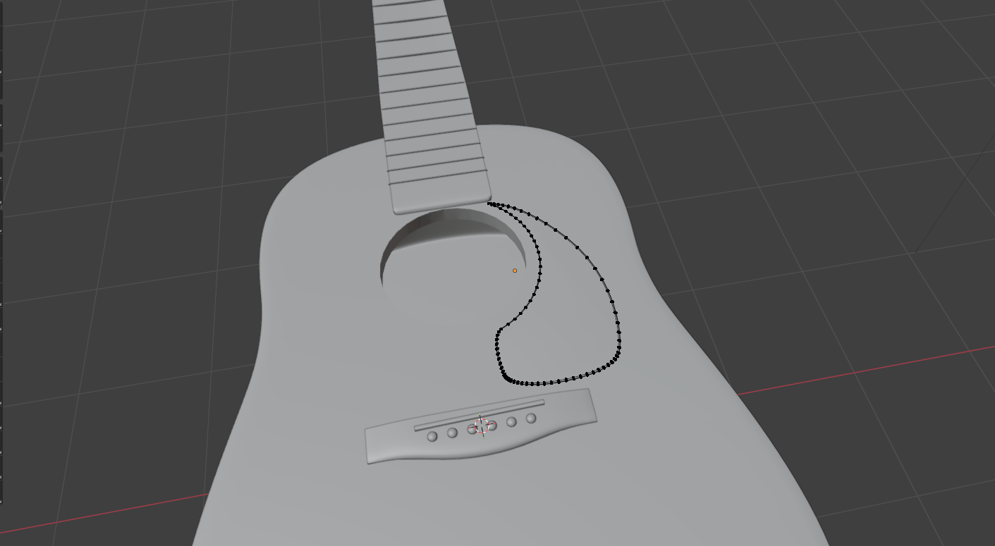 Pick-guard from SVG